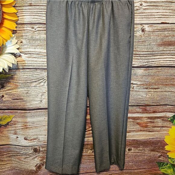Alfred Dunner pants gray women's 18 NWT - Picture 1 of 6